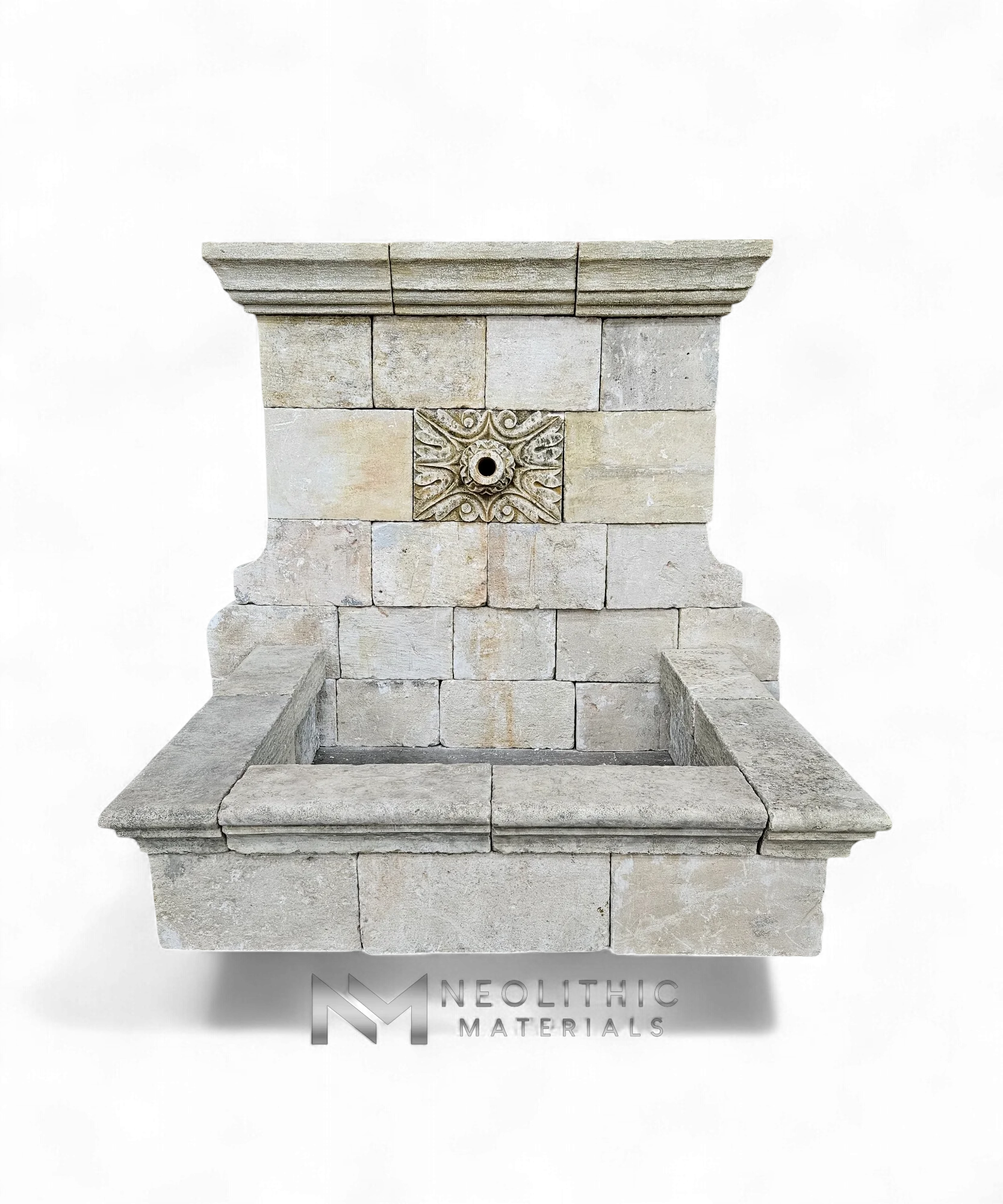 Reclaimed Limestone Fountain - Image 1